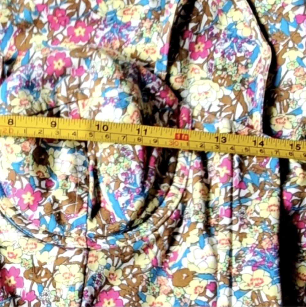🩷💛Gifted💛🩷 PINK Victoria's Secret Floral Sweetheart Strap Sundress 2XHP - Picture 14 of 16
